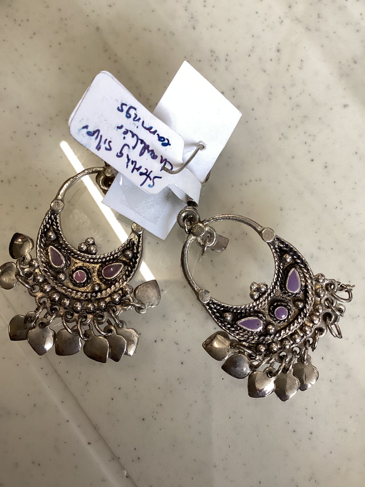 Sterling Silver Chandelier Earrings