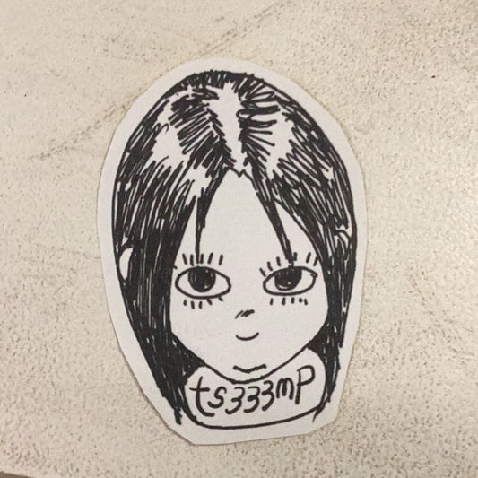 Ts333mp Girl Sticker