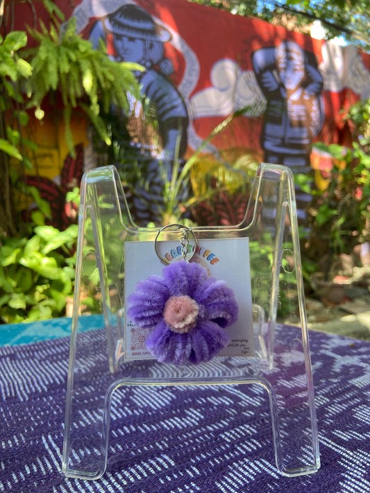 Flower Keychain (Lavender)