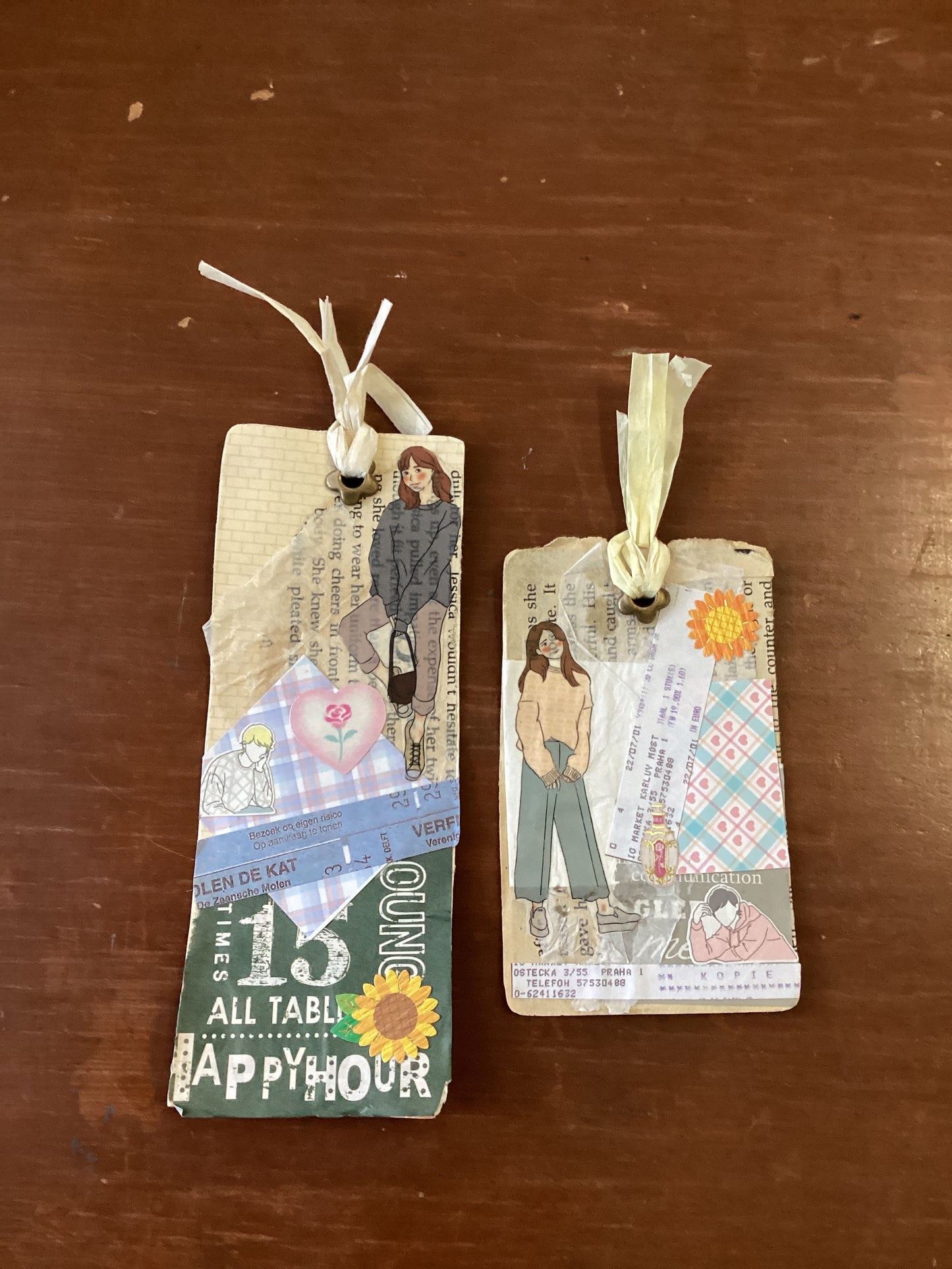 Beige Bookmark