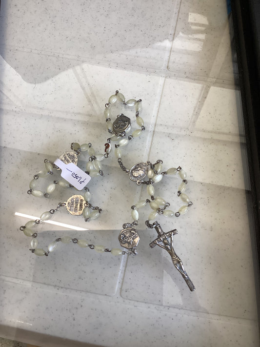 Mother of Pearl Sliver Crucifix