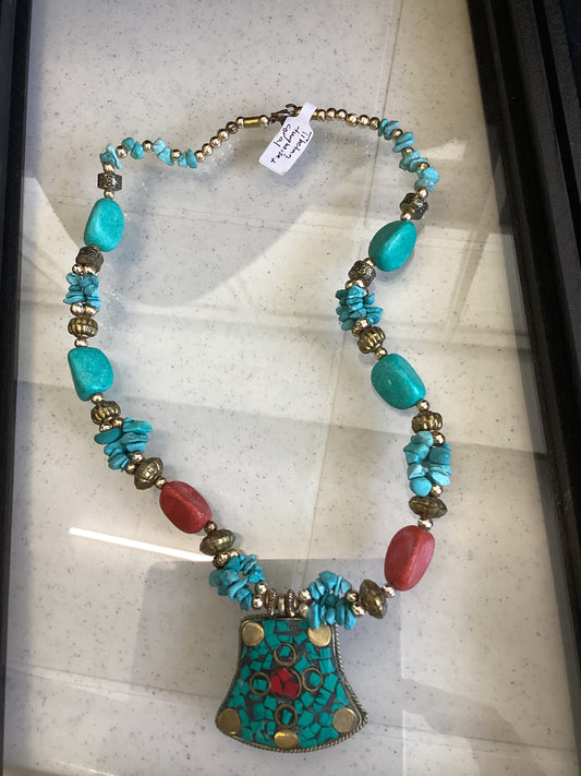 Tibetan Turquoise Coral