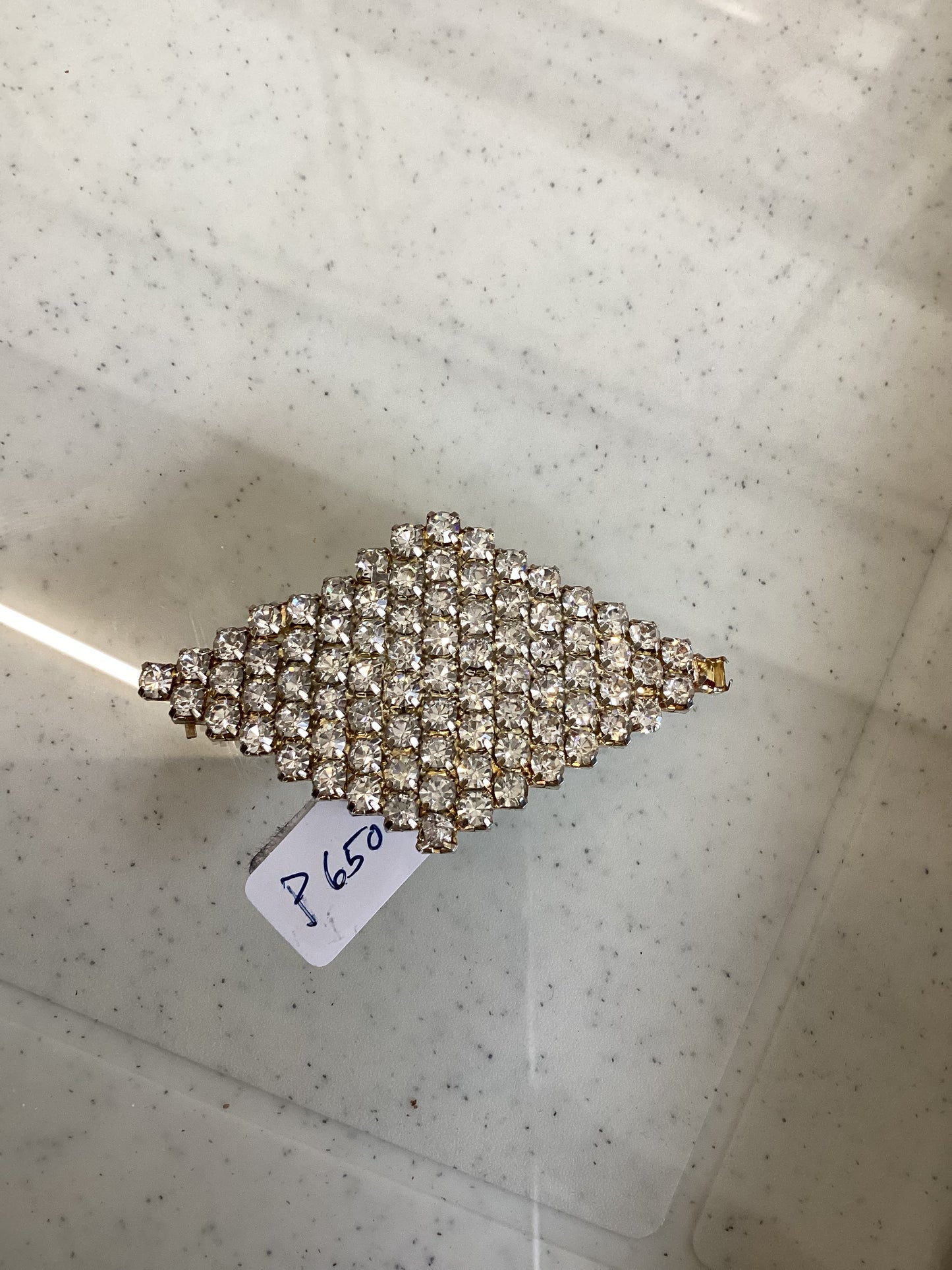 Silver Toned Brooch
