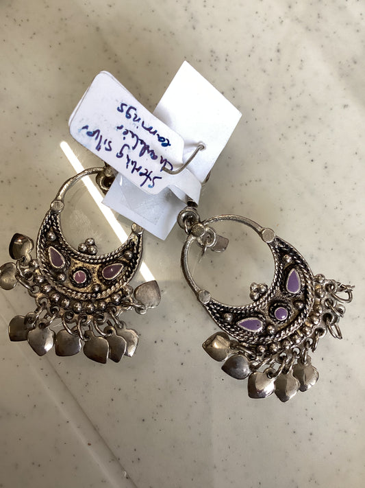 Sterling Silver Chandelier Earrings