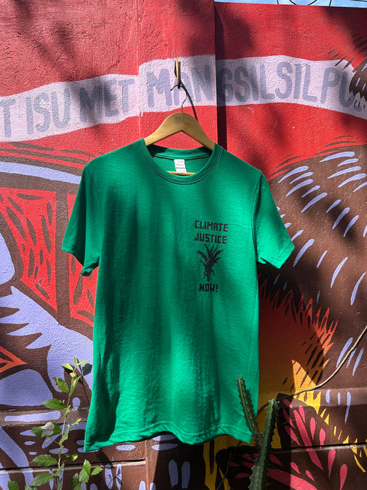 Climate Justice Green Shirt (Medium)