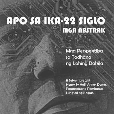Apo Sa Ika-22 Siglo Mga Abstrak
